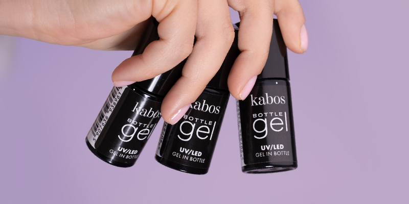 Idealny i szybki manicure? Żel do paznokci w butelce 2w1 od Kabos